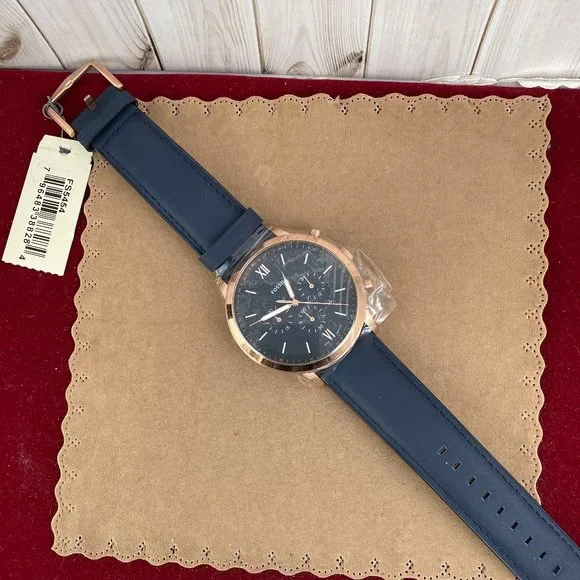 Fossil Chronograph Rose Gold & Stainless Watch